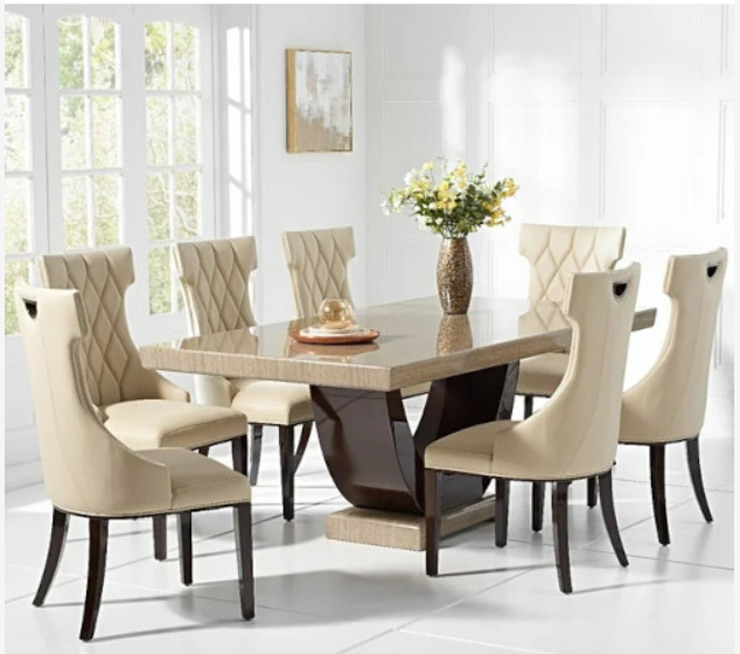 Marble Dining Set 1-Table & 6-Chair JFD200

