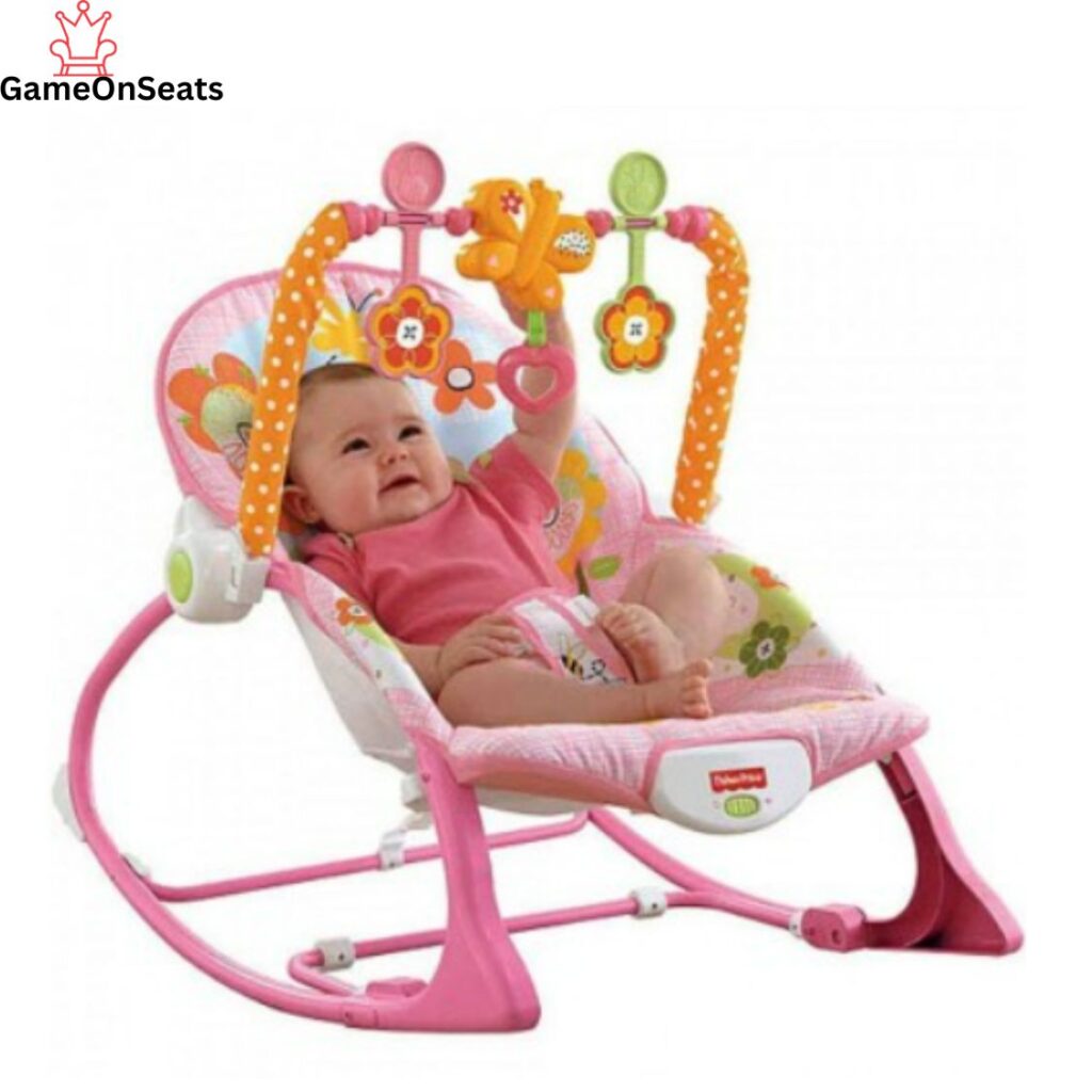 Fisher-Price Pink Bunny Infant to Toddler Rocker