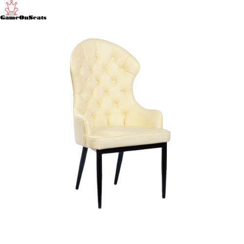 Dining Chair (IVORY White Rexene) DI-0119R