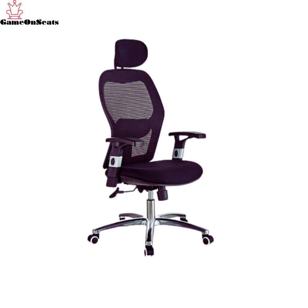 High-Back Headrest Adjustable Arm Executive Manager Chair